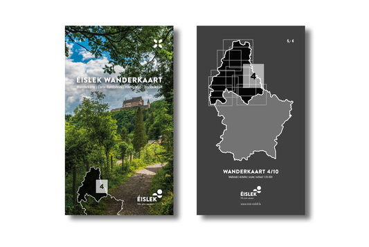 Éislek Carte de randonné 4 - Vianden et ses environs
