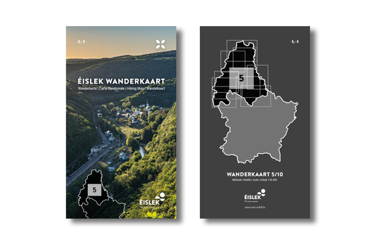 Éislek Carte de randonné 5 - Kiischpelt et ses environs