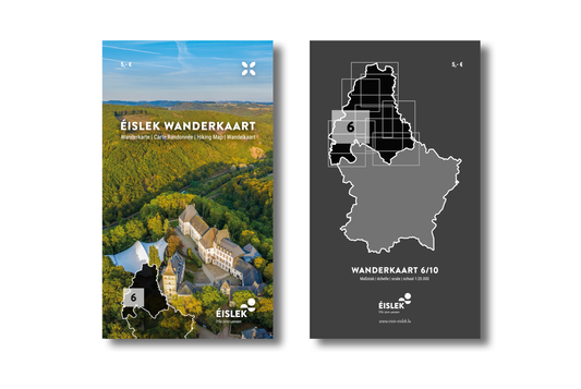Éislek Carte de randonné 6 - Wiltz et ses environs