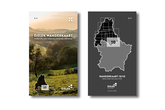 Éislek Carte de randonné 10 - Nordstad et ses environs