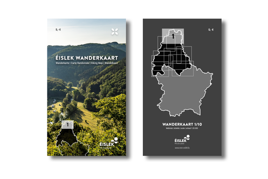 Éislek Carte de randonné 1 - Troisvierges, Weiswampach et leurs environs