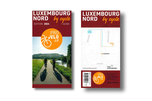 Fahrradkarte - Luxembourg by cycle 2024