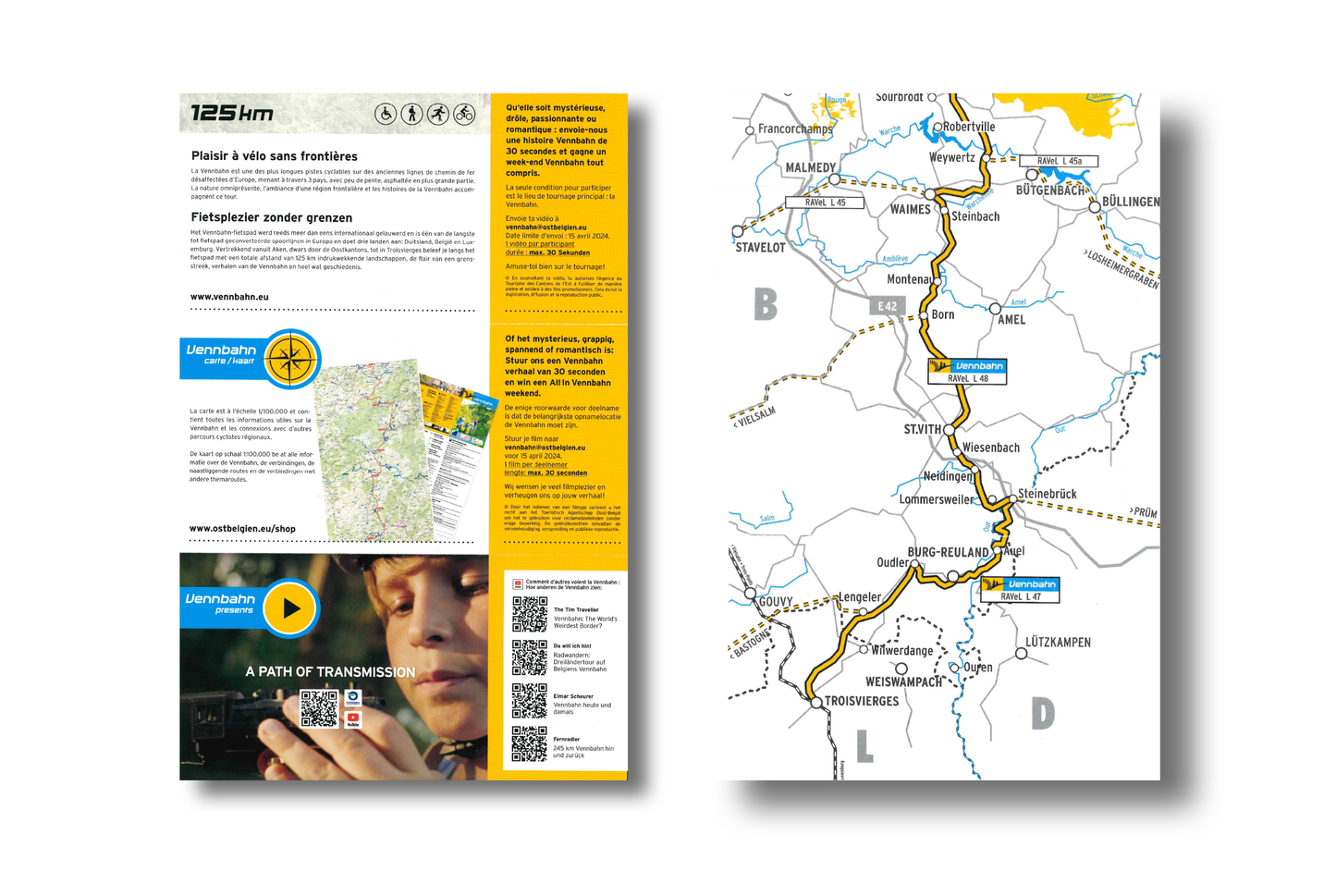 Vennbahn Gratis Flyer FR/NL