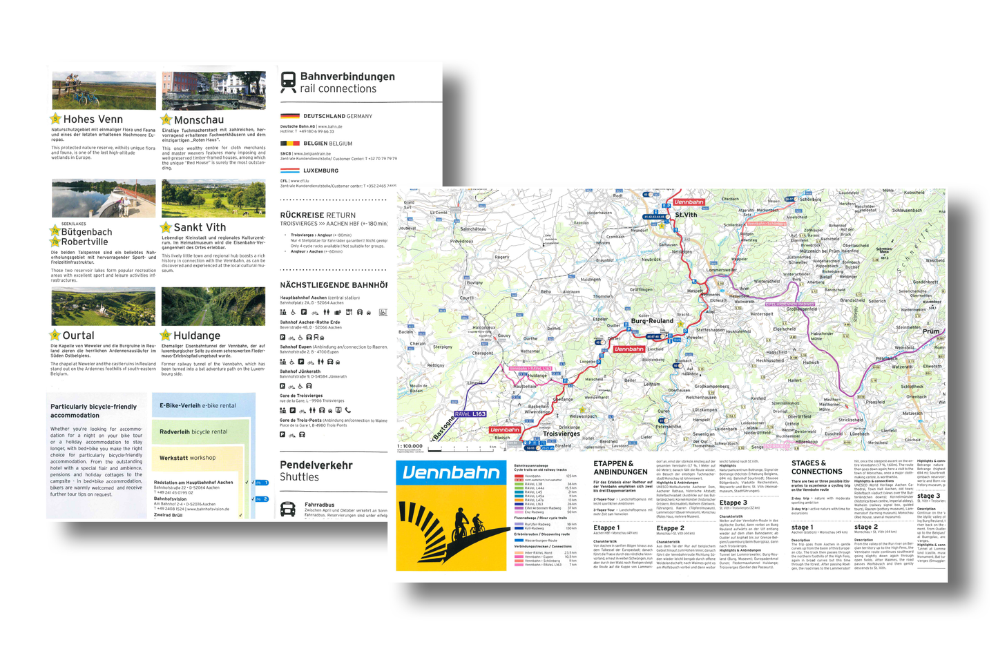 Vennbahn Map (DE/EN)