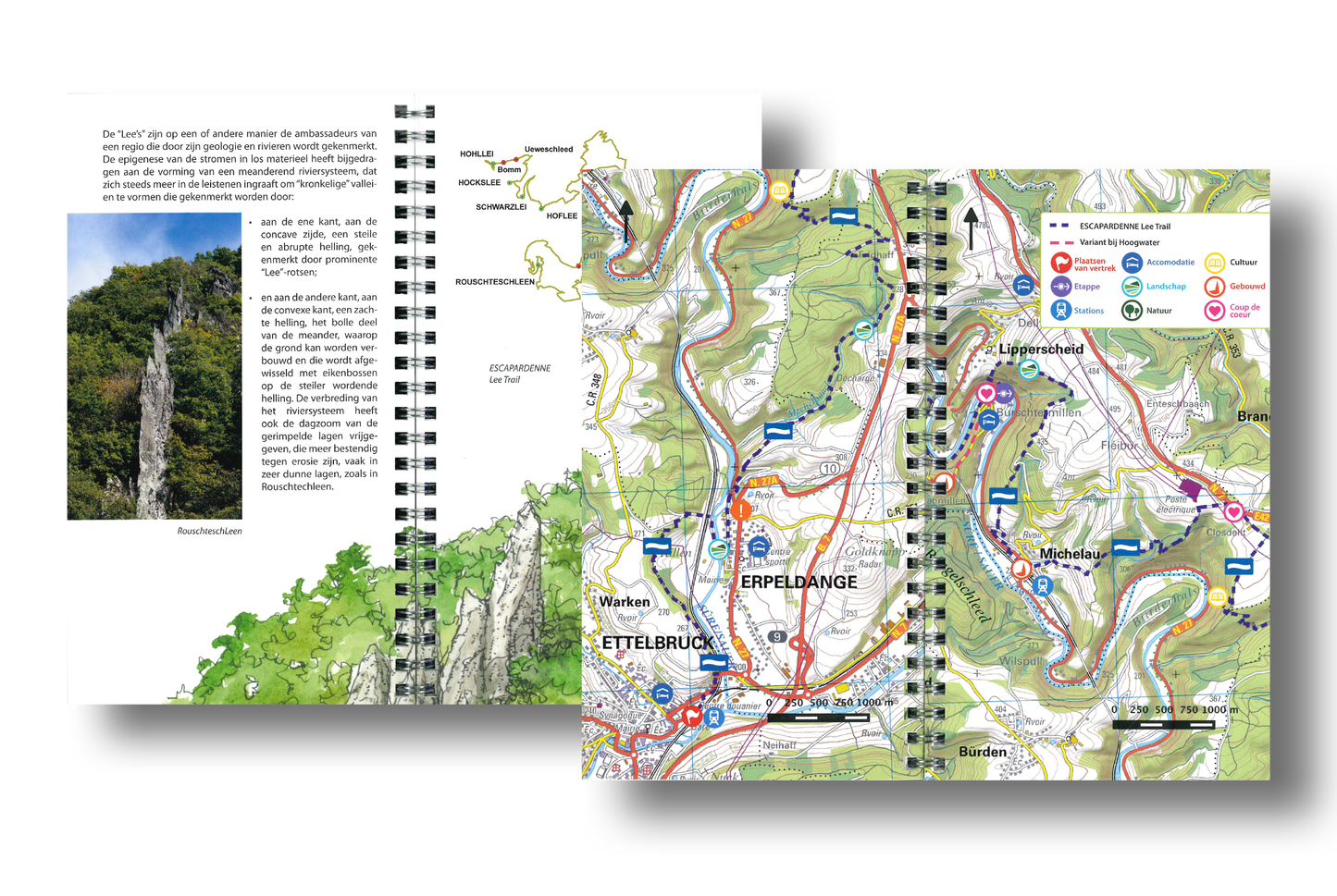 Hiking guide Escapardenne Lee Trail (NL)