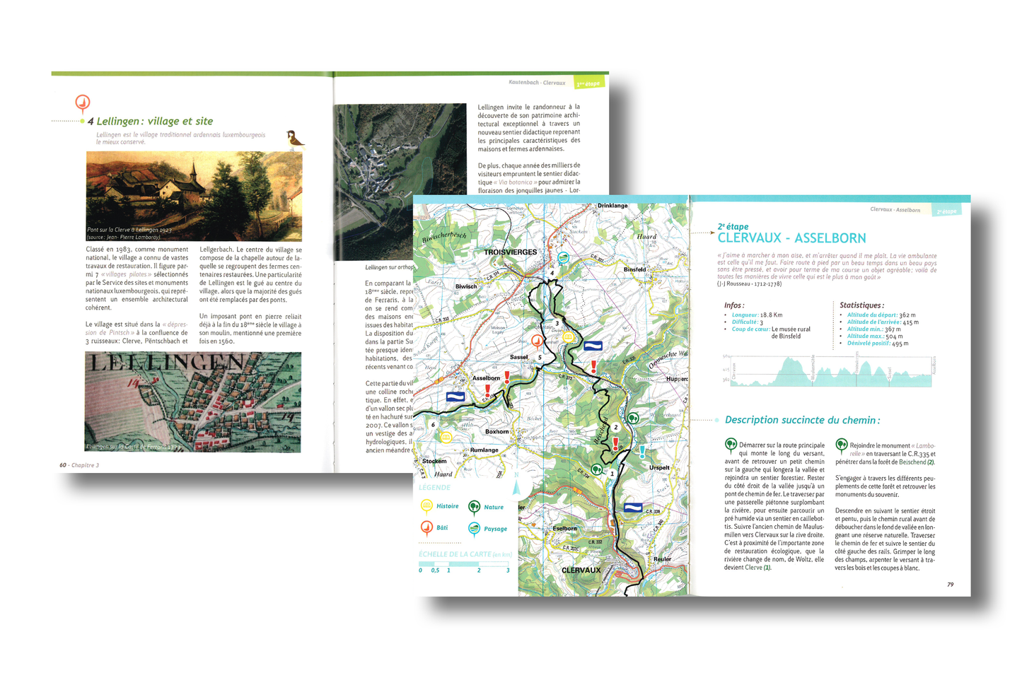 Hiking guide Escapardenne Eislek Trail (FR)