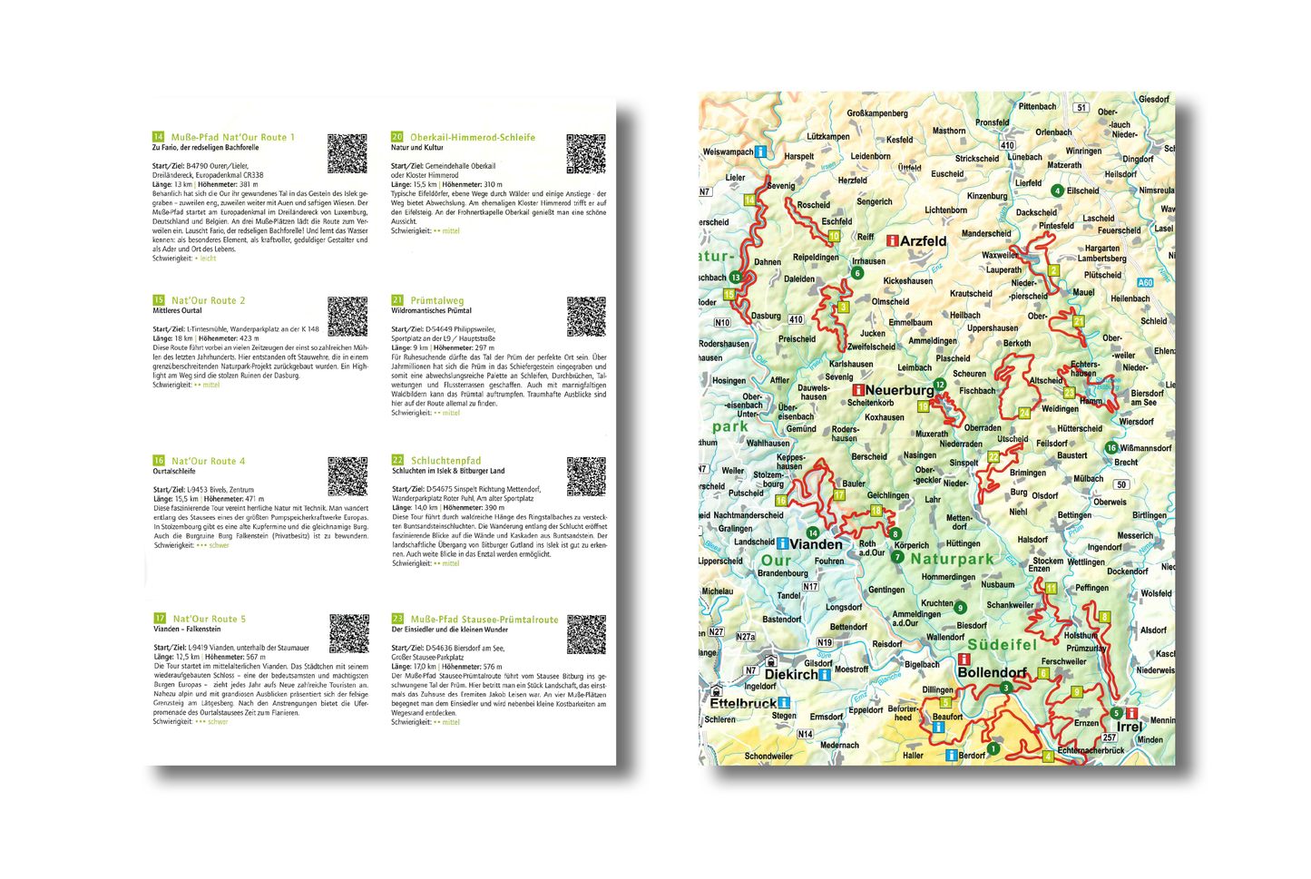 Nat’Our Routes Map