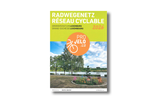 Overview map - Luxembourg cycle route network 2026